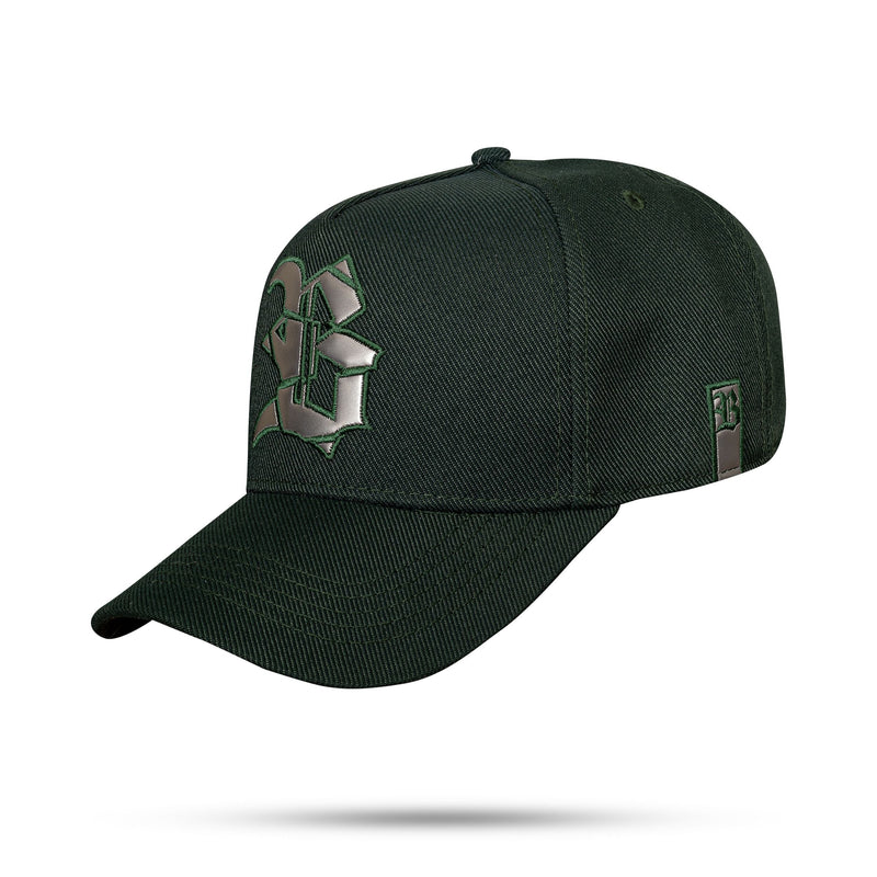 Boné Snapback Logo Verniz Number One Verde Musgo