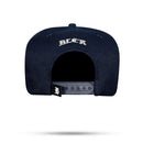 Boné Snapback Logo Verniz Number One Azul Marinho