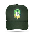 Boné Snapback Verde Musgo Brasil 3D 🇧🇷