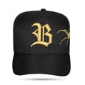 Boné Snapback Preto Spider Gold