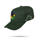 Boné Snapback Verde Musgo Penta 🇧🇷