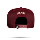 Boné Snapback Logo Verniz Number One Vinho