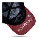 Boné Snapback Logo Verniz Number One Vinho