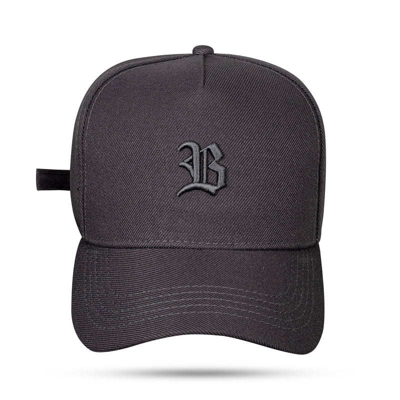 Boné Strapback Basic Cinza Grafite Essentials