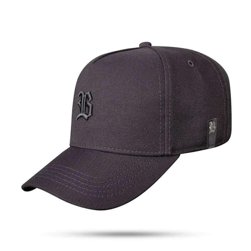 Boné Strapback Basic Cinza Grafite Essentials