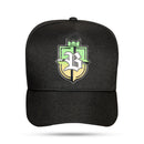 Boné Snapback Preto Brasil 3D 🇧🇷