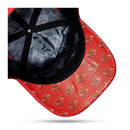 Boné Snapback Vermelho Splash Flower