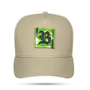 Boné Snapback Bege Gallant Holográfico Verde
