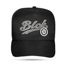 Boné Snapback Preto Vintage BLCK Cinza
