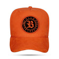 Boné Snapback Follow Suede Laranja