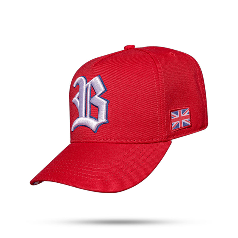 Boné Snapback Vermelho - Inglaterra