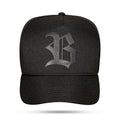 Boné Snapback Preto Brasil Monograma 🇧🇷