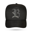 Boné Snapback Preto Brasil Monograma 🇧🇷