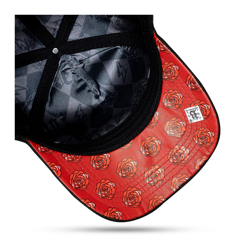 Boné Snapback Preto Splash Flower