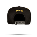 Boné Snapback Preto e Dourado New Wings Legacy