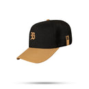Boné Kids Snapback Preto Basic Caramelo