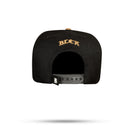 Boné Kids Snapback Preto Basic Caramelo