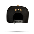 Boné Snapback Preto Basic Caramelo