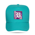Boné Snapback Verde Água Gallant Holográfico Pink