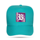 Boné Snapback Verde Água Gallant Holográfico Pink