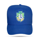 Boné Snapback Azul Brasil 3D 🇧🇷