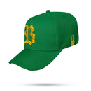 Boné Snapback Verde Locked Amarelo