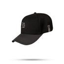 Boné Kids Snapback Preto Basic Cinza