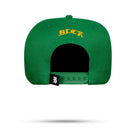 Boné Snapback Verde Locked Amarelo