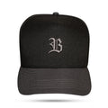 Boné Snapback Preto Basic Cinza
