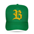 Boné Snapback Verde Locked Amarelo