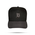 Boné Kids Snapback Preto Basic Cinza