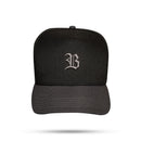 Boné Kids Snapback Preto Basic Cinza