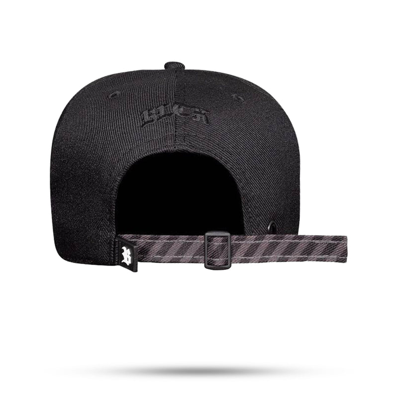 Boné Strapback Preto Black/Grey