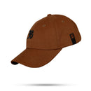Boné Dad Hat Basic Marrom Chocolate Logo Preto