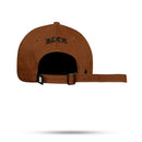 Boné Dad Hat Basic Marrom Chocolate Logo Preto