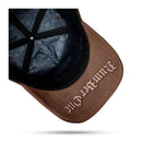 Boné Snapback Suede Marrom Verniz