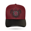 Boné Snapback Vinho Imperial Crest