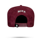 Boné Snapback Suede Vinho Verniz