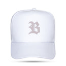 Boné Snapback Branco Logo Vinyl Silver