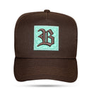 Boné Snapback Marrom Puff