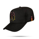 Boné Snapback Preto Logo Countour Degradê Pink