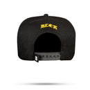 Boné Snapback Preto Logo Countour Degradê Pink