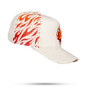 Boné Snapback Suede Off White Burn