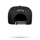 Boné Snapback Preto Contour Degradê Cinza
