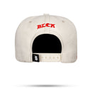Boné Snapback Suede Off White Burn