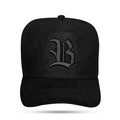 Boné Snapback Suede Preto Snake Pink