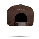 Boné Snapback Marrom Locked
