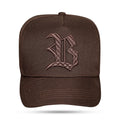 Boné Snapback Marrom Locked