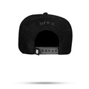 Boné Snapback Suede Preto Snake Verde