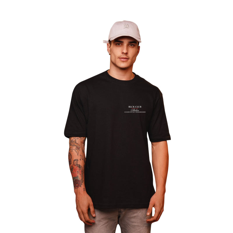 Camiseta Oversized Preta BLCK Club